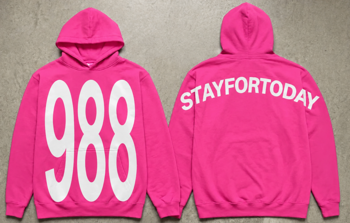 STAYFORTODAY Bright Pink Hoodie