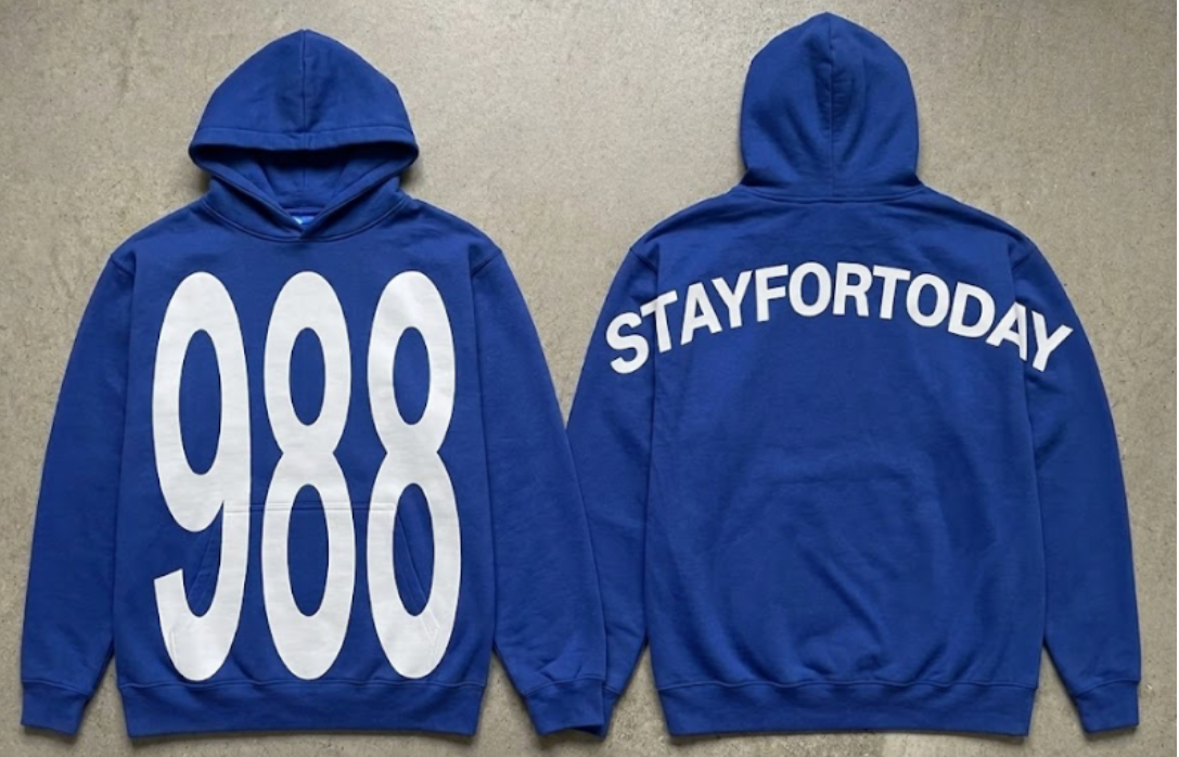 STAYFORTODAY Blue Hoodie