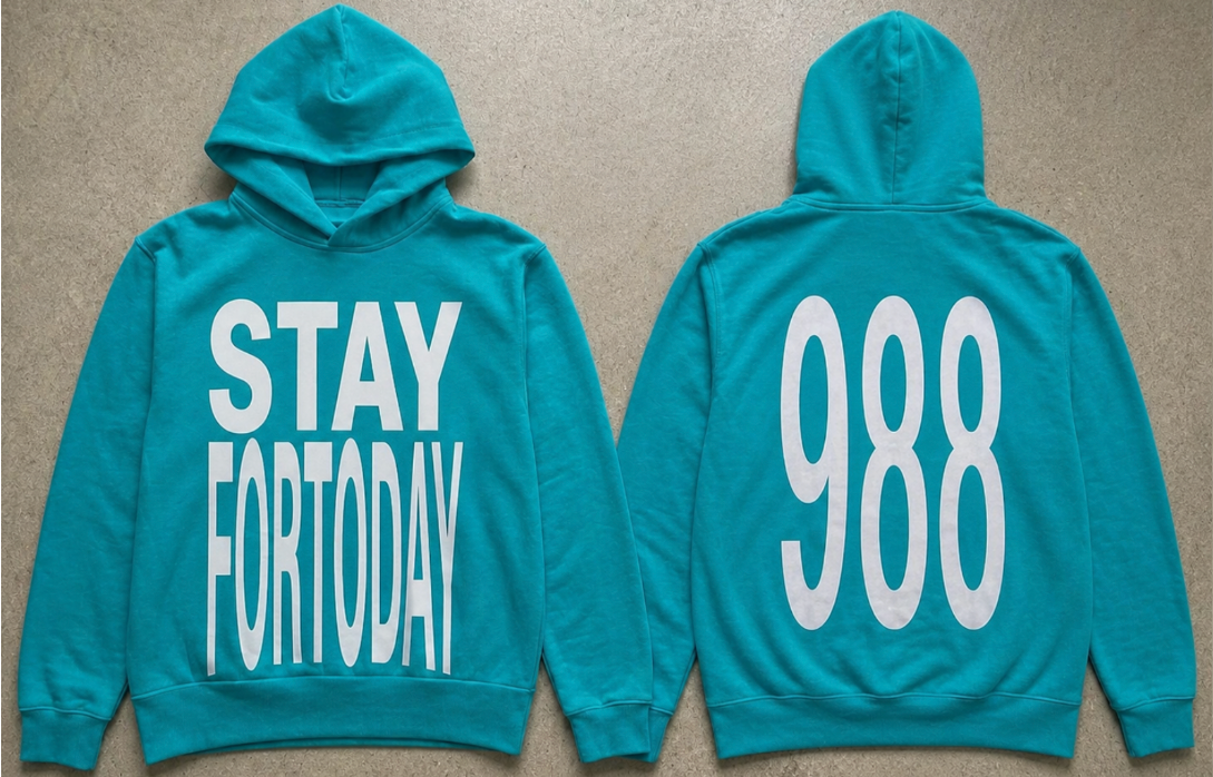 STAYFORTODAY Bright Teal Hoodie