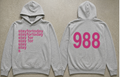 STAYFORTODAY Grey And Pink Hoodie