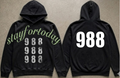 STAYFORTODAY Black And Green Hoodie