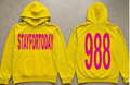 STAYFORTODAY Yellow And Pink Hoodie